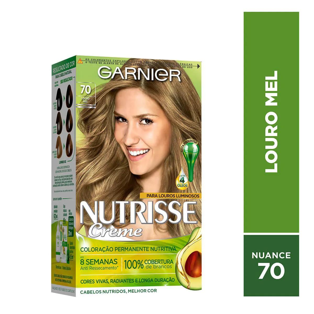 Tintura Nutrisse Creme 70 Louro Mel com 1 unidade