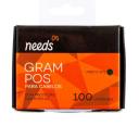 Conjunto de Grampo para Cabelo Triss/Needs Preto com 100 Unidades