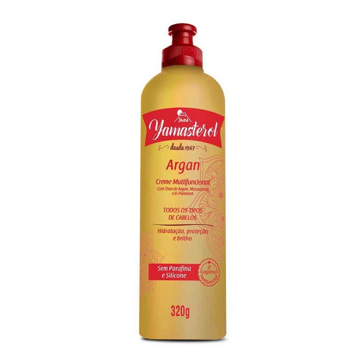 Creme Multifuncional para Cabelo Yamasterol Argan com 320g