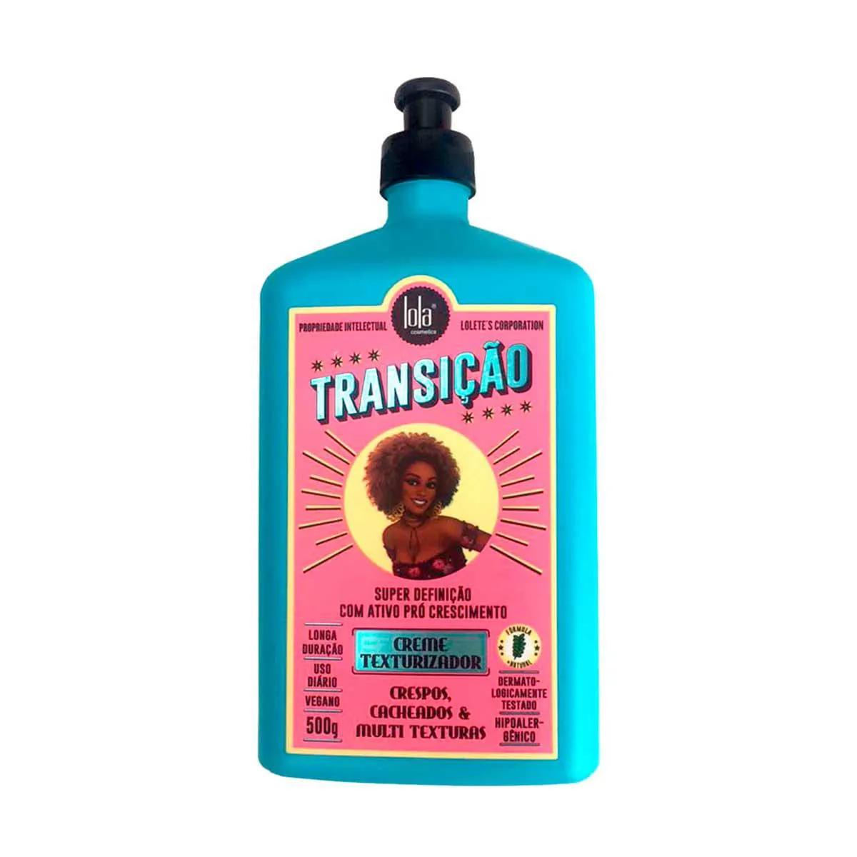 Creme Texturizador Capilar Lola Transição Crespos e Cacheados com 500g