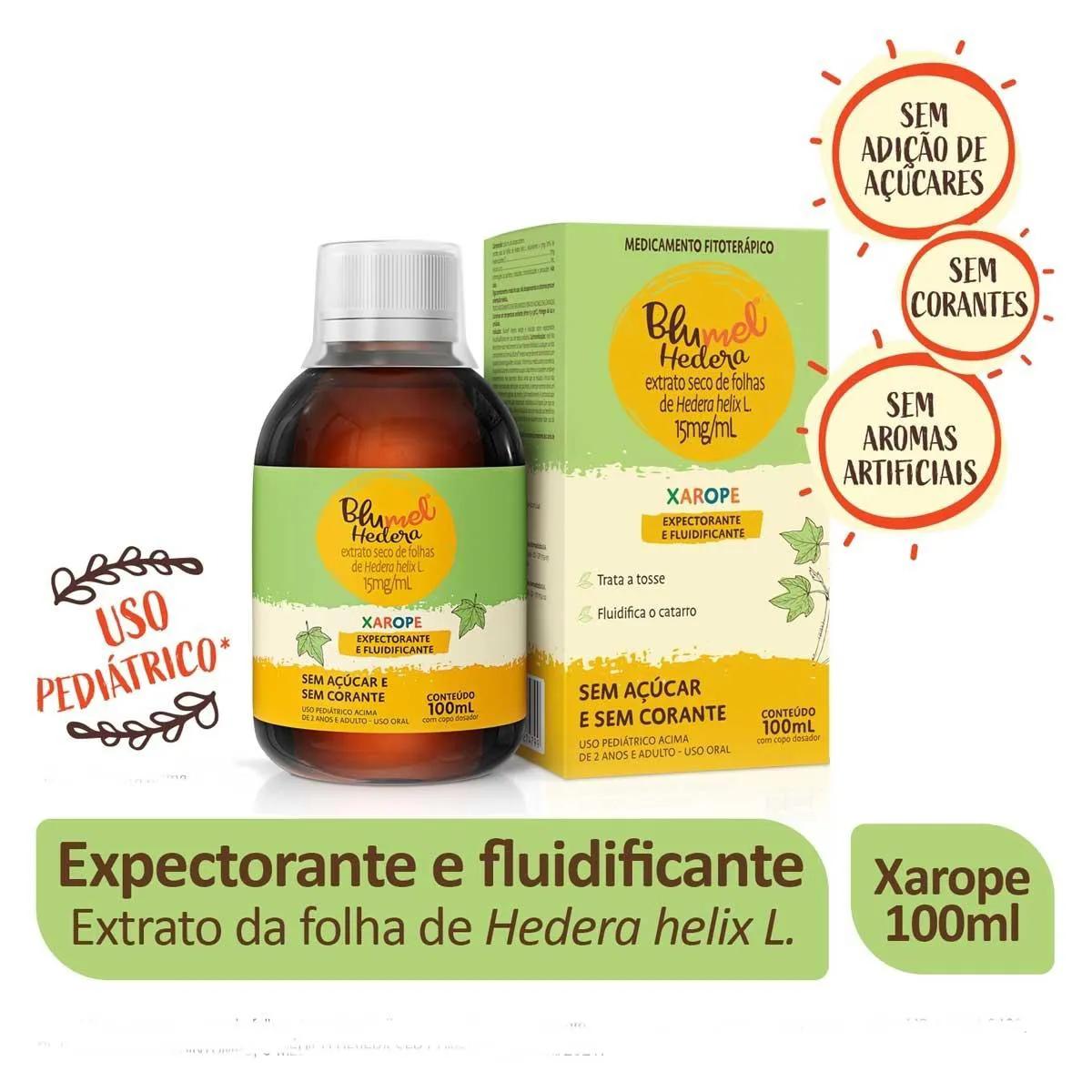 Blumel Hedera Extrato Seco de Hedera Helix L. 15mg/ml Xarope 100ml
