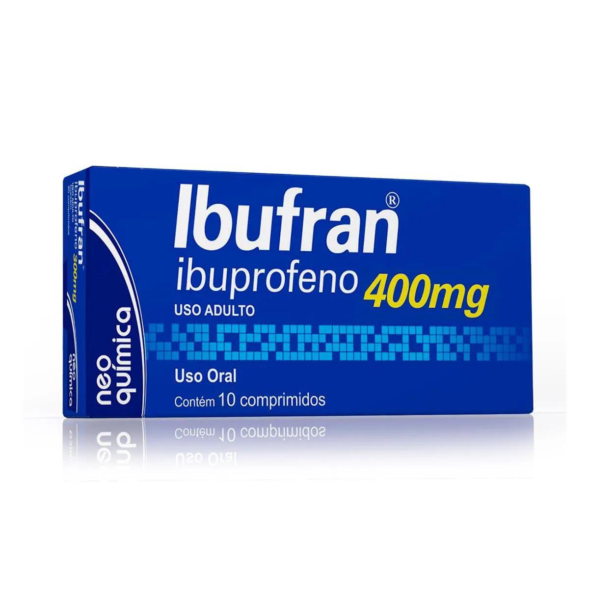 Ibufran Ibuprofeno 400mg 10 comprimidos