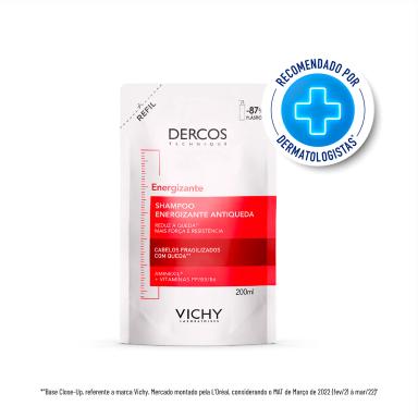 Shampoo Vichy Dercos Energizante Antiqueda Refil 200ml