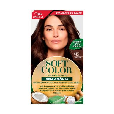 Tintura Wella Soft Color 415 Cappuccino com 1 unidade