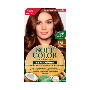 Tintura Wella Soft Color 535 Café Arábica com 1 unidade