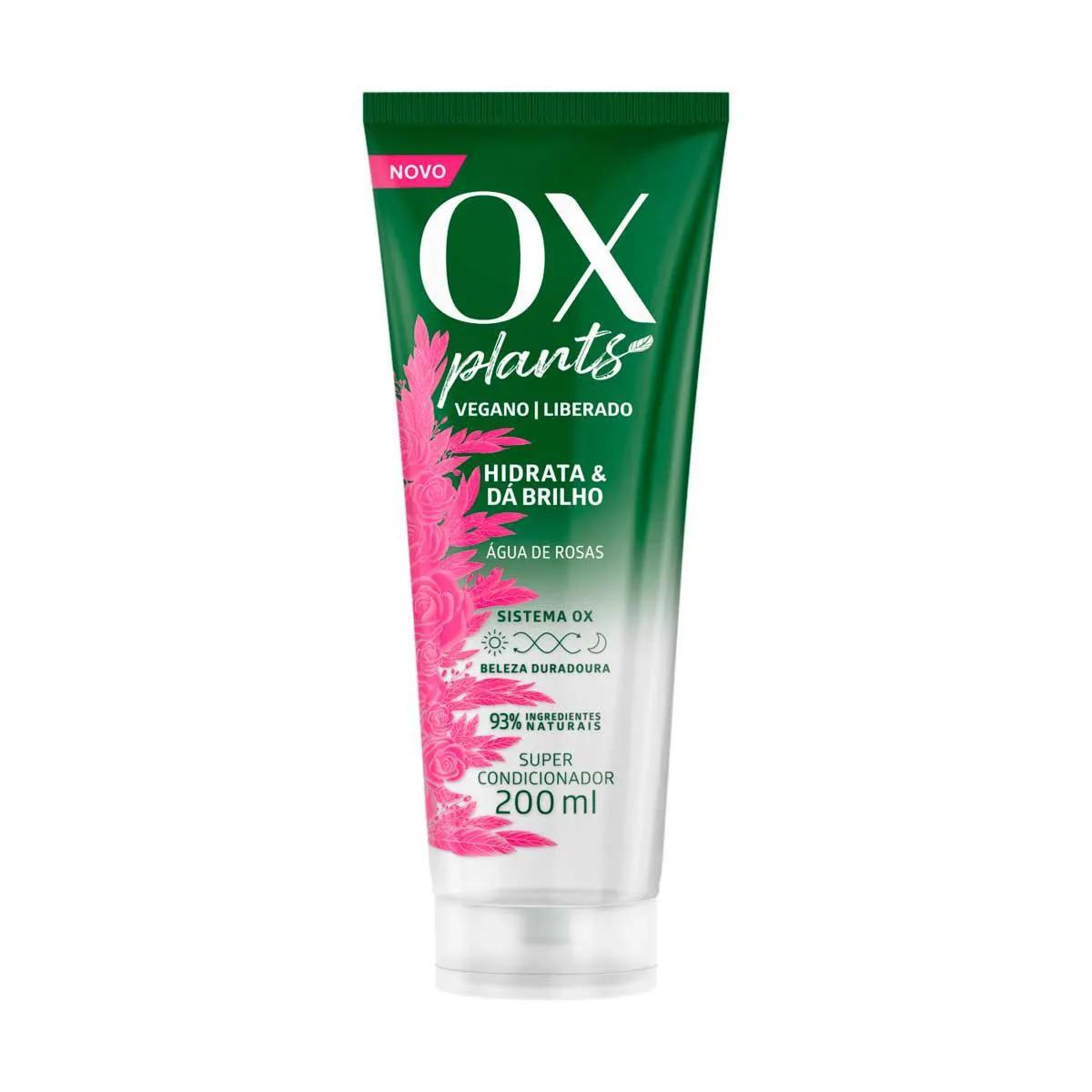 Super Condicionador Ox Plants Hidrata & Dá Brilho com 200ml