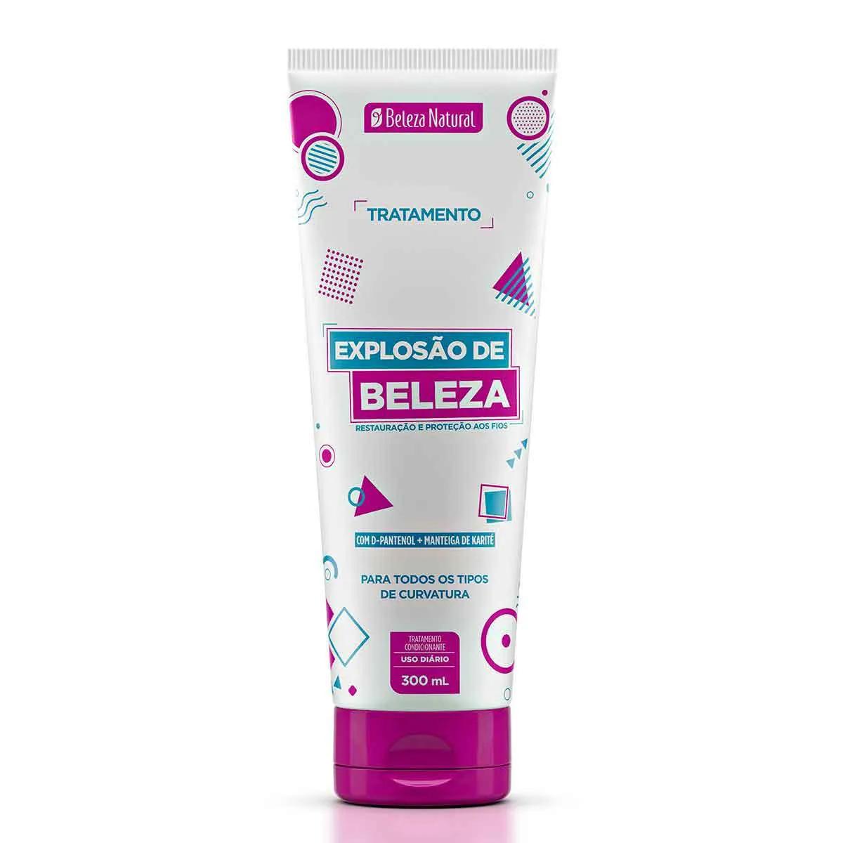 Tratamento Capilar Beleza Natural Explosão de Beleza 300g