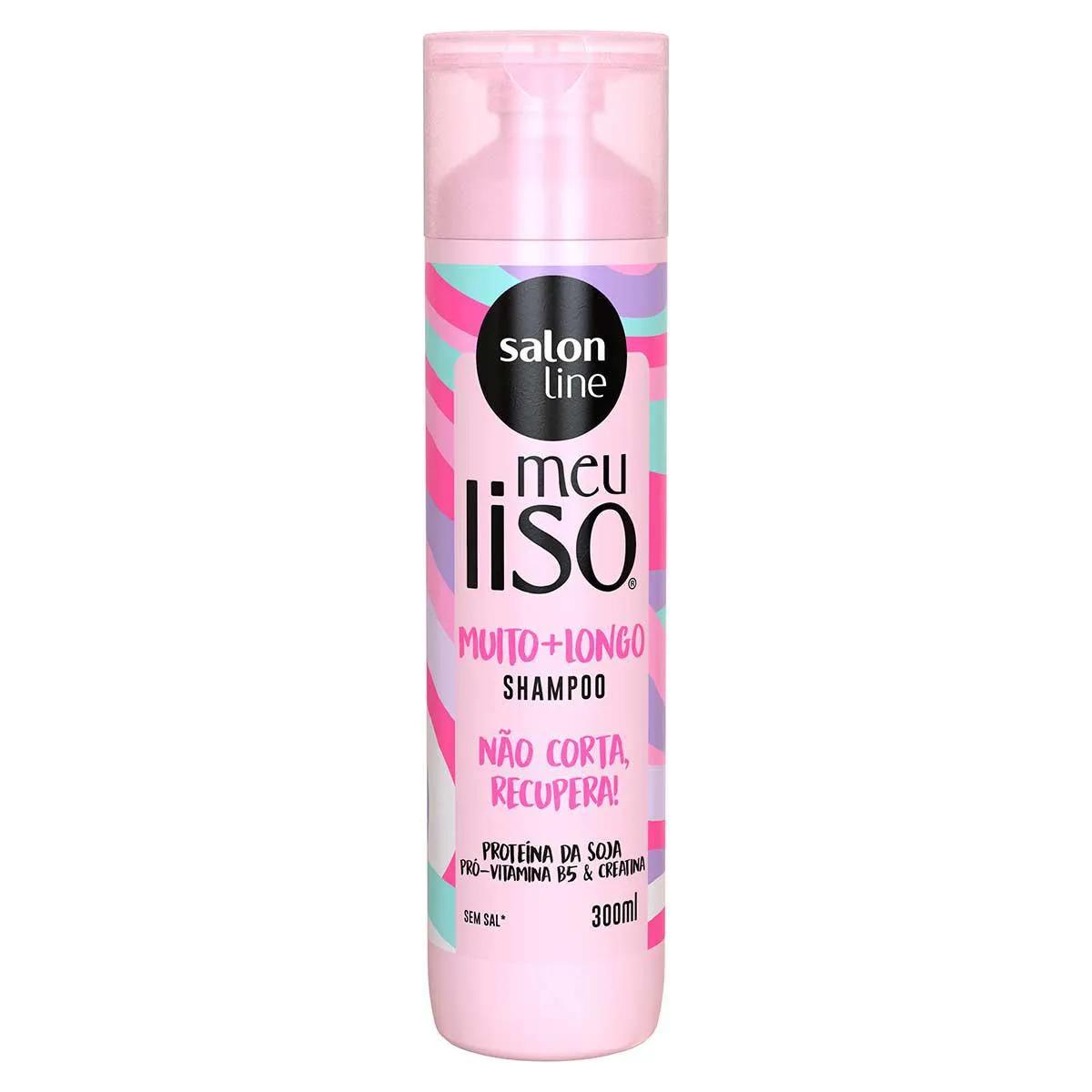 Shampoo Salon Line Meu Liso Muito + Longo com 300ml