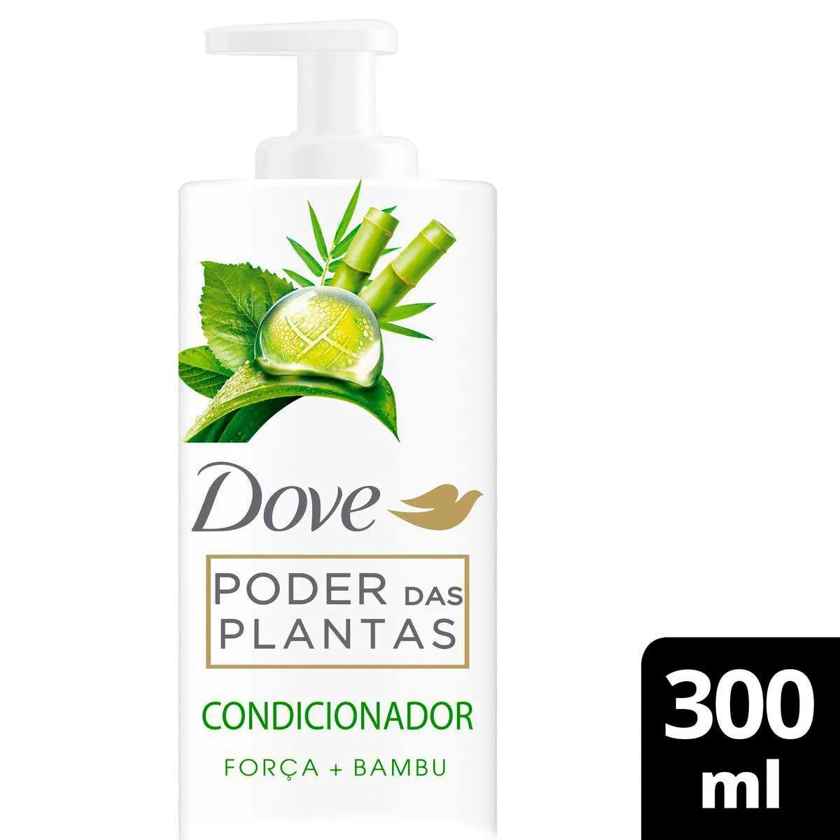 Condicionador Dove Poder das Plantas Força + Bambu com 300ml