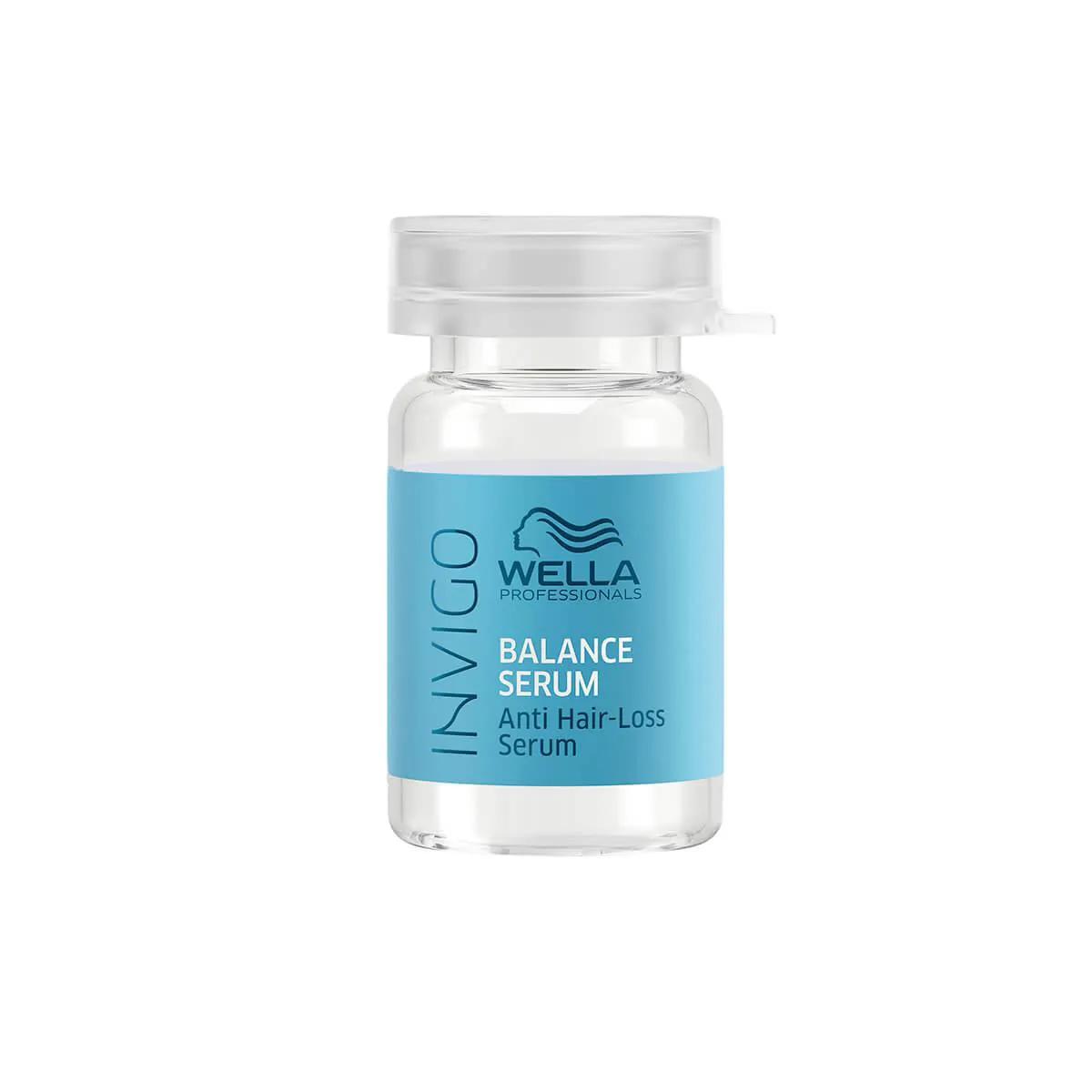 Ampola Antiqueda de Cabelo Wella Professionals Invigo Balance Serum com 8 unidades de 6ml cada