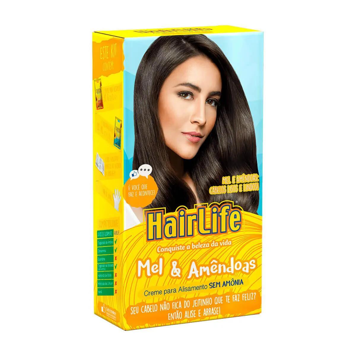 Creme de Relaxamento HairLife Mel & Amêndoas com 1 unidade