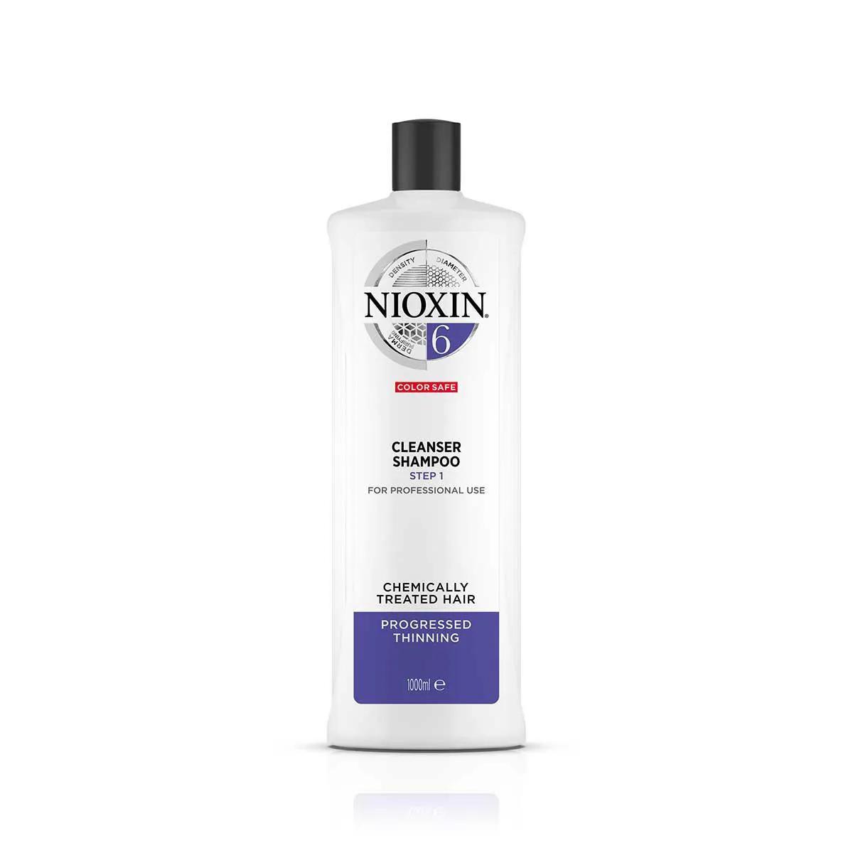 Shampoo Nioxin Sistema 6 Cleanser com 1000ml