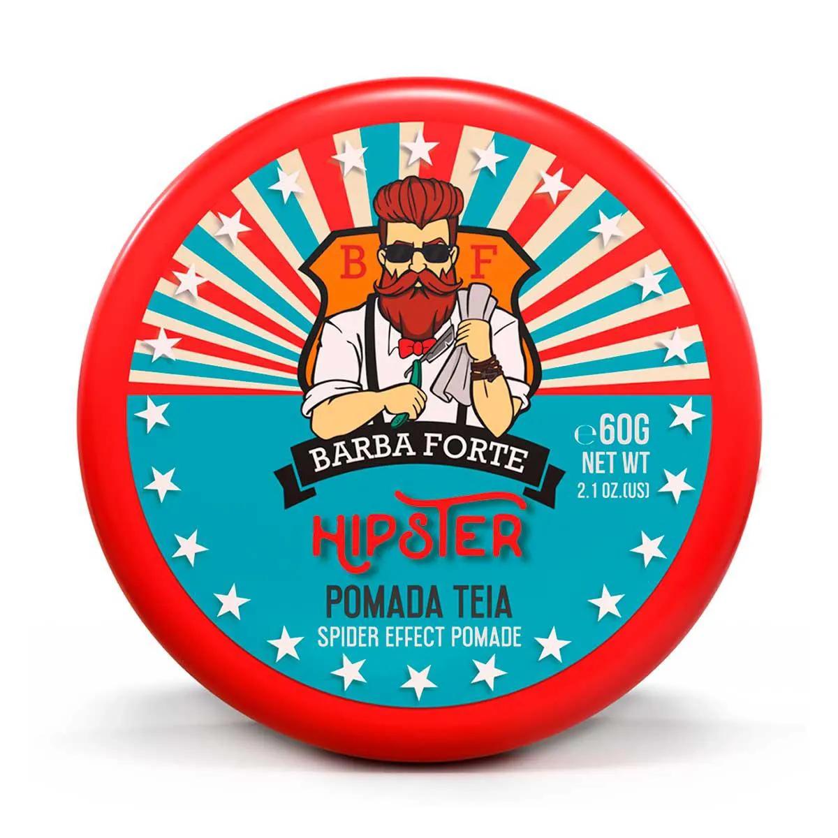 Pomada Modeladora para Cabelo Efeito Teia Hipster Barba Forte 60g