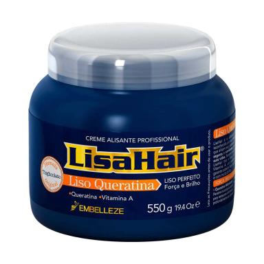 Creme Alisante Profissional LisaHair com 550g