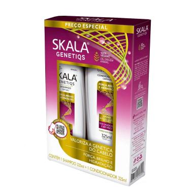 Kit Shampoo + Condicionador Skala Genetiqs com 325ml cada