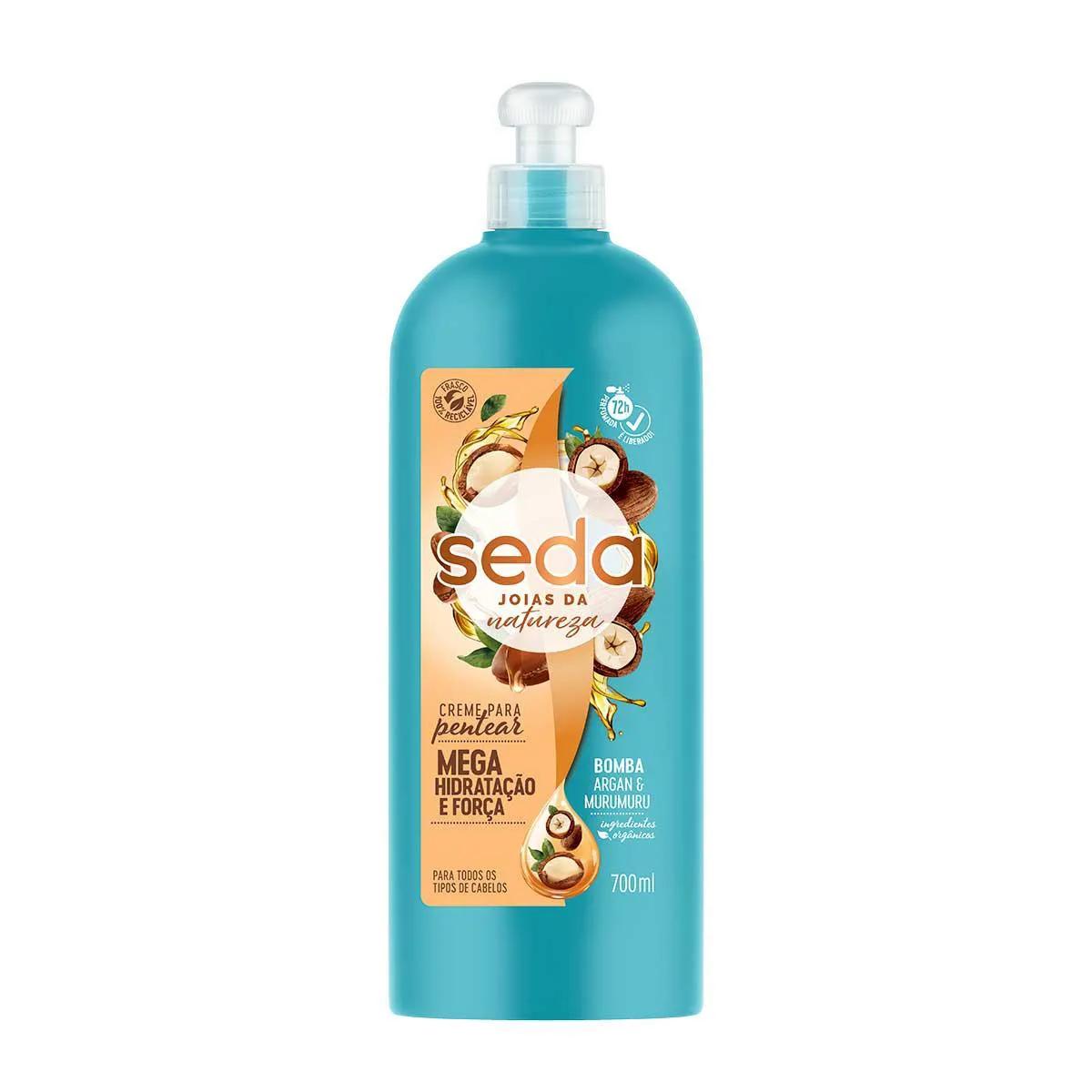 Creme para Pentear Seda Argan & Murumuru com 700ml