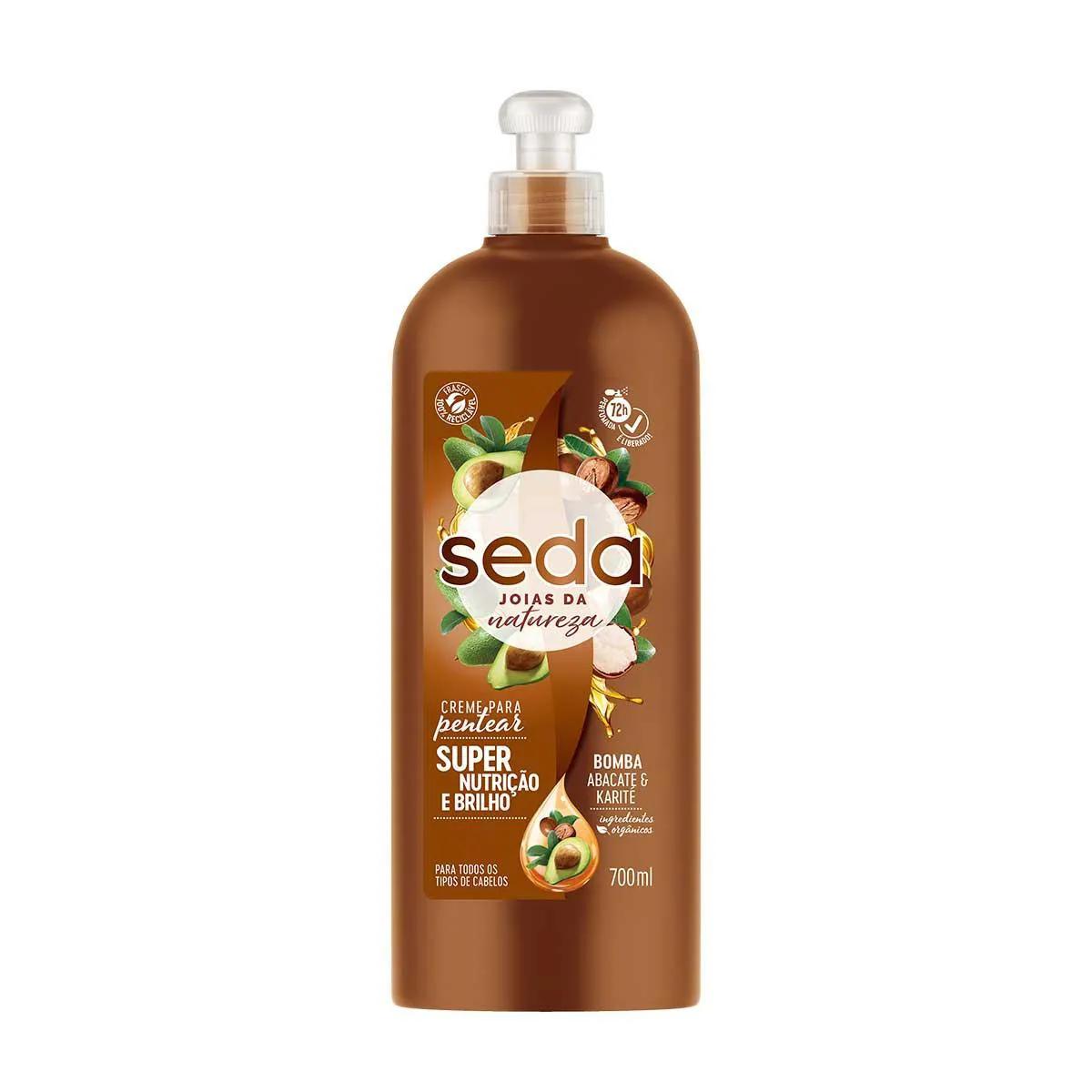 Creme para Pentear Seda Bomba de Abacate & Karite com 700ml