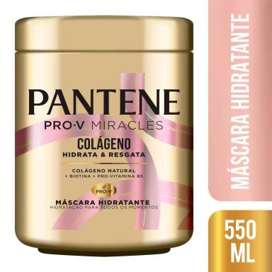Máscara Hidratante Pantene Colágeno Hidrata & Resgata com 550ml