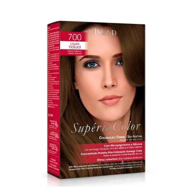 Tonalizante Creme Amend Supéria Color Sem Amônia 700 Louro Natural com 1 Unidade
