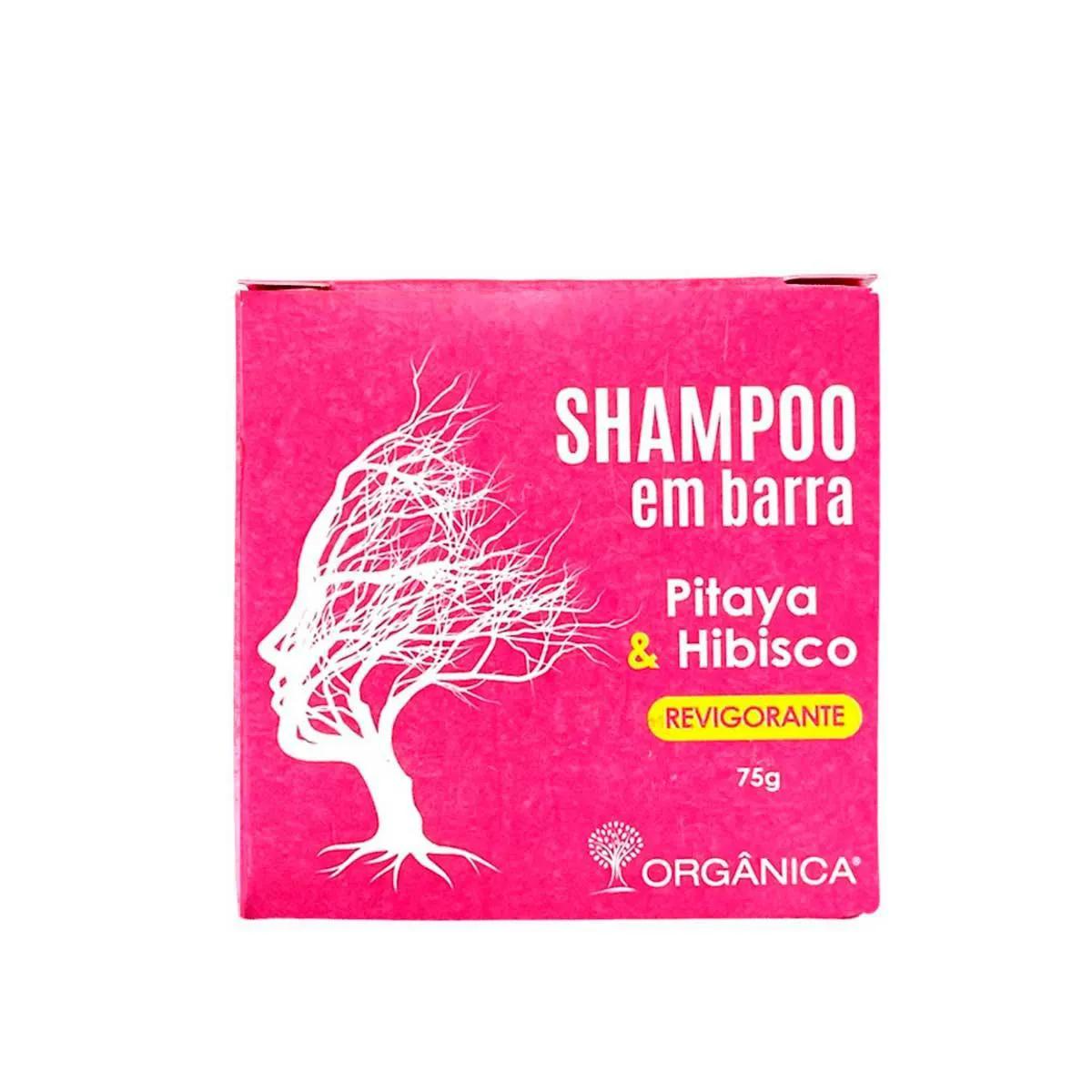 Shampoo em Barra Orgânica Pitaya e Hibisco 75g