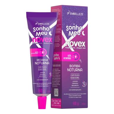 Recarga Noturna Novex Sonho Meu Óleos Essenciais 80g