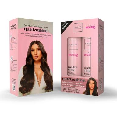 Kit Cadiveu Quartzo Shine by Boca Rosa Shampoo 250ml + Condicionador 250ml