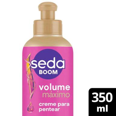 Creme para Pentear Leve Seda Boom Pro Curvatura Volume Máximo 350ml