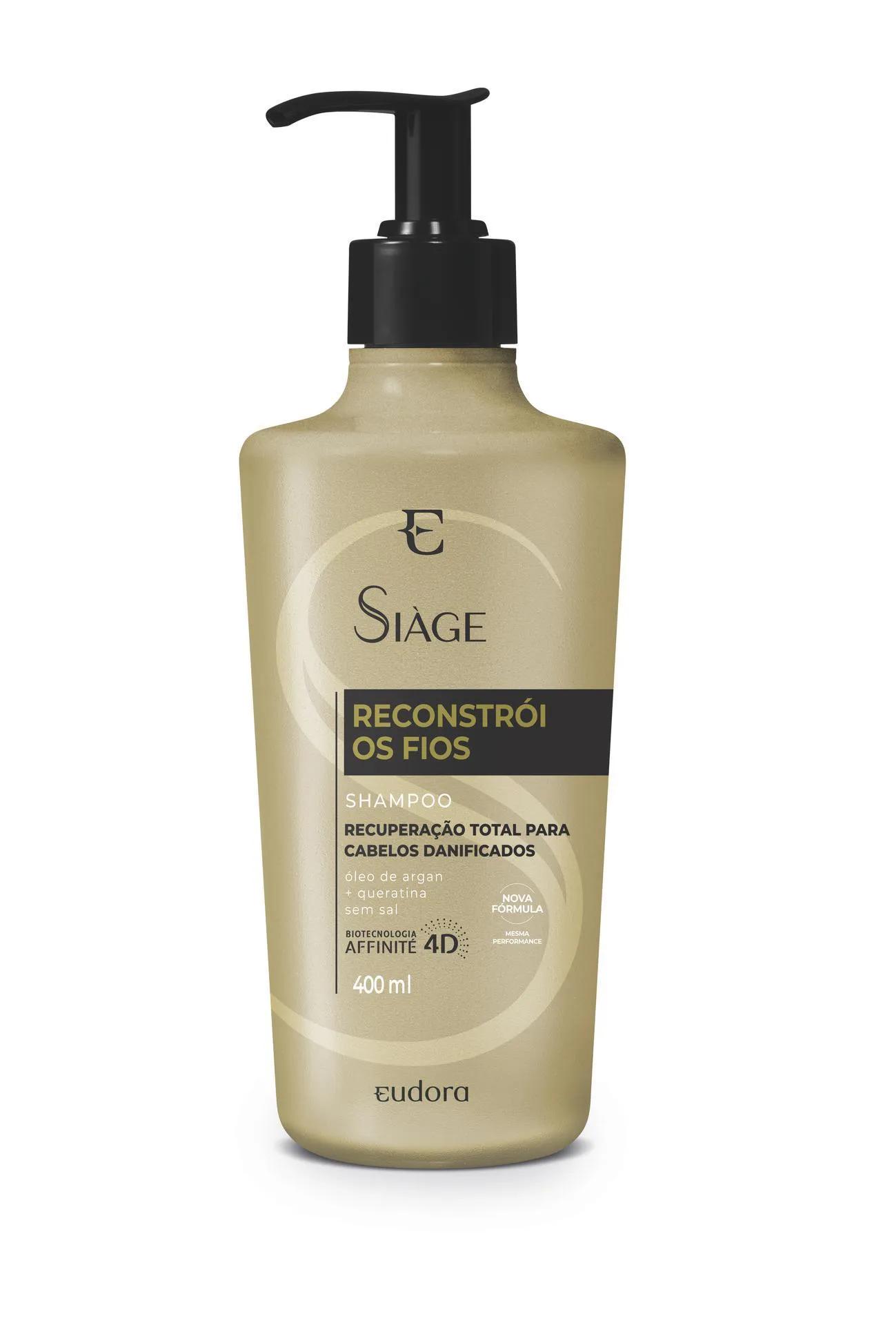 Shampoo Siàge Reconstrói os Fios 400ml