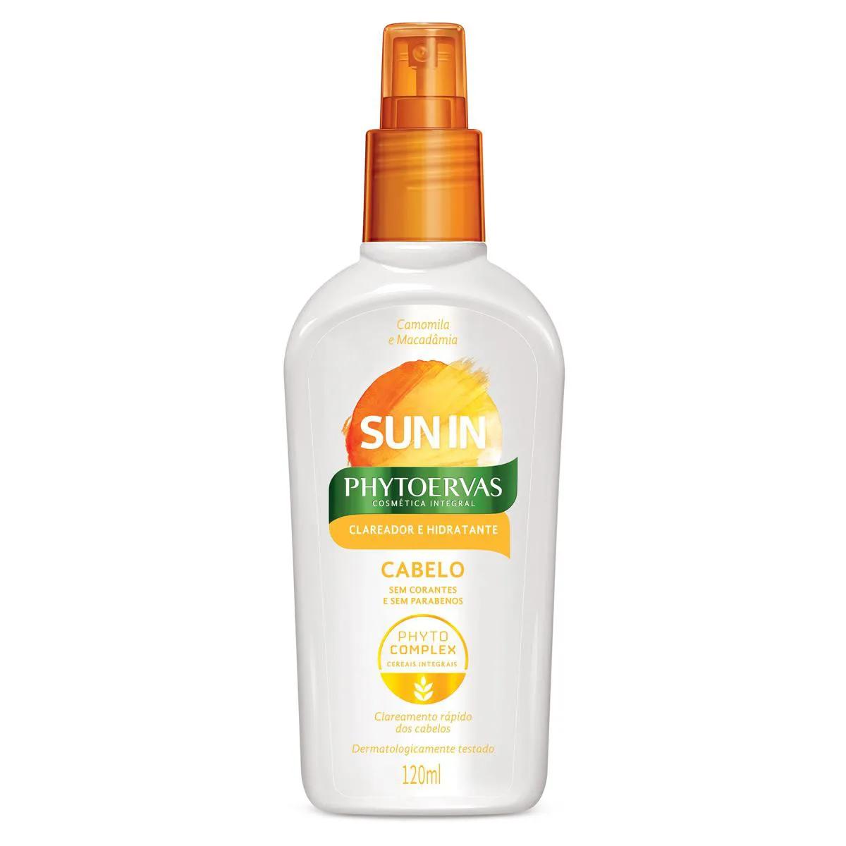 Clareador e Hidratante Sun in para Cabelo Spray 120ml