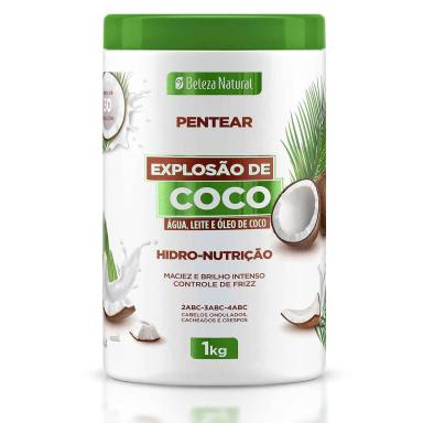 Creme de Pentear Explosão de Coco Beleza Natural 1kg