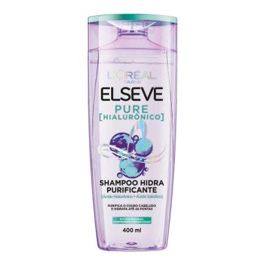 Shampoo L'Oréal Paris Elseve Pure Hialurônico 400ml