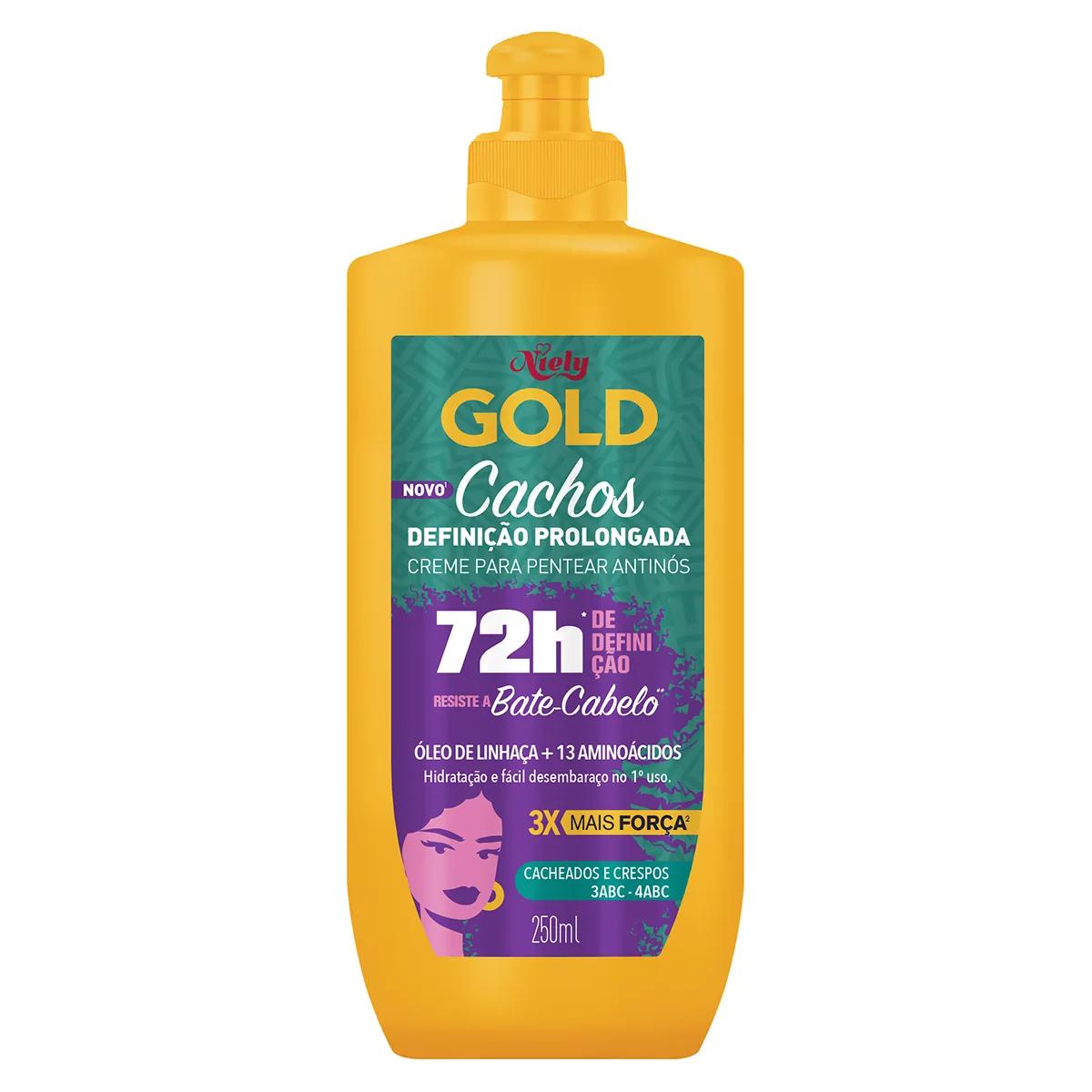 Creme para Pentear Niely Gold Cachos 250ml