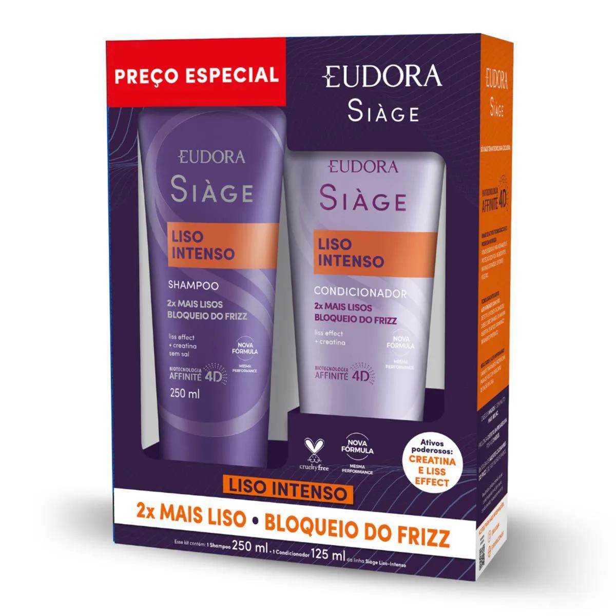 Promopack Siàge Liso intenso Shampoo 250ml + Condicionador 125ml