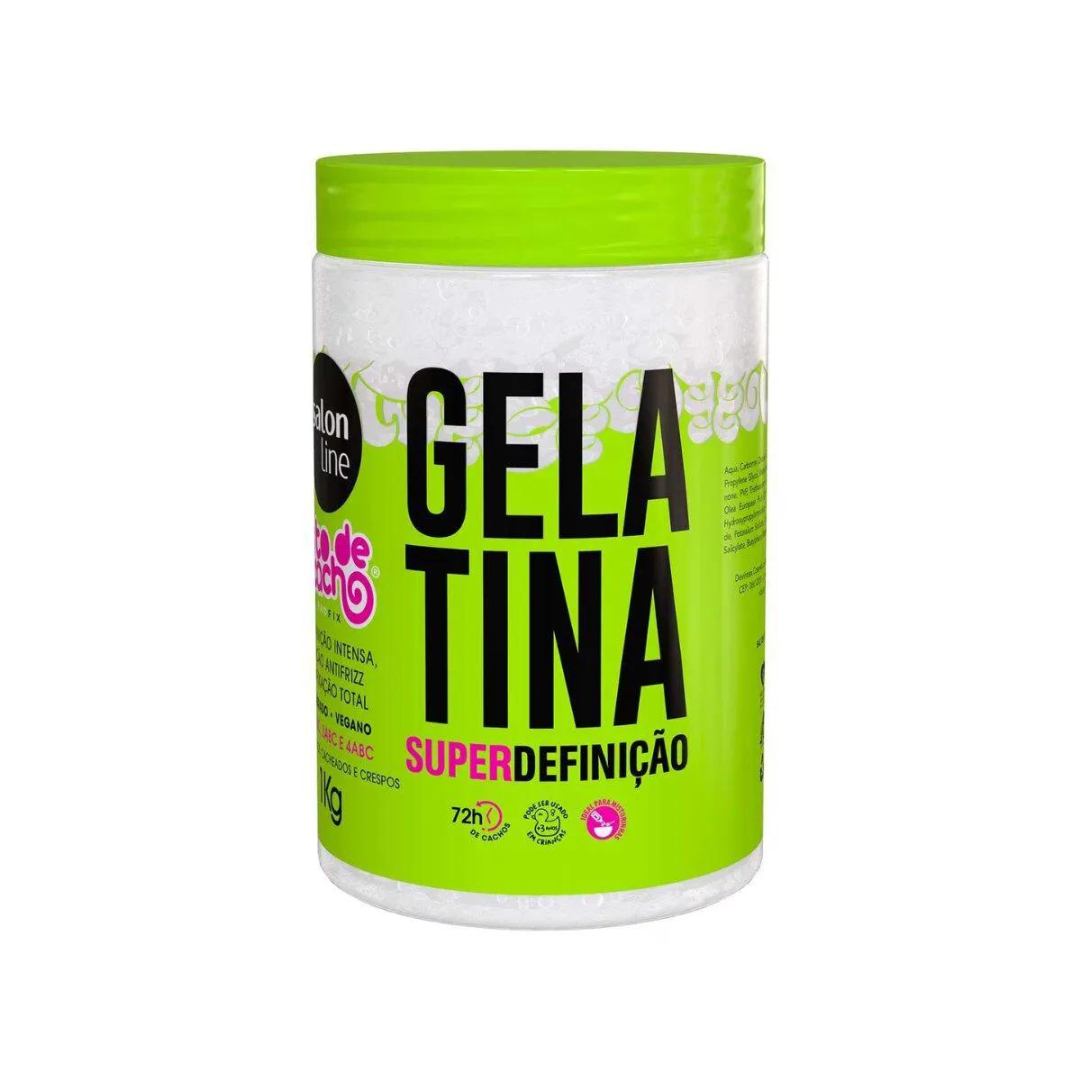 Gelatina Salon Line Super Definição #Todecacho Cabelos Cacheados 1kg