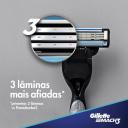 Gillette Mach3 Barbeador com 1 aparelho e 2 cargas