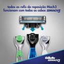 Gillette Mach3 Barbeador com 1 aparelho e 2 cargas