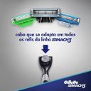 Gillette Mach3 Barbeador com 1 aparelho e 2 cargas