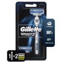Gillette Mach3 Turbo Barbeador com 1 aparelho e 2 cargas