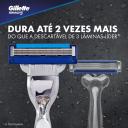 Gillette Mach3 Turbo Barbeador com 1 aparelho e 2 cargas