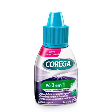 Pó Fixador de Dentadura Corega com 22g
