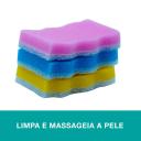 Esponja de Banho Dupla Face Ponjita 3M com 1 unidade