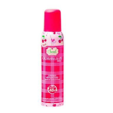 Desodorante Aerosol Giovanna Baby Cherry 48h com 150ml