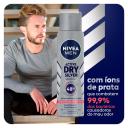 Desodorante Antitranspirante Aerosol Nivea Men Active Dry Silver Masculino com 150ml