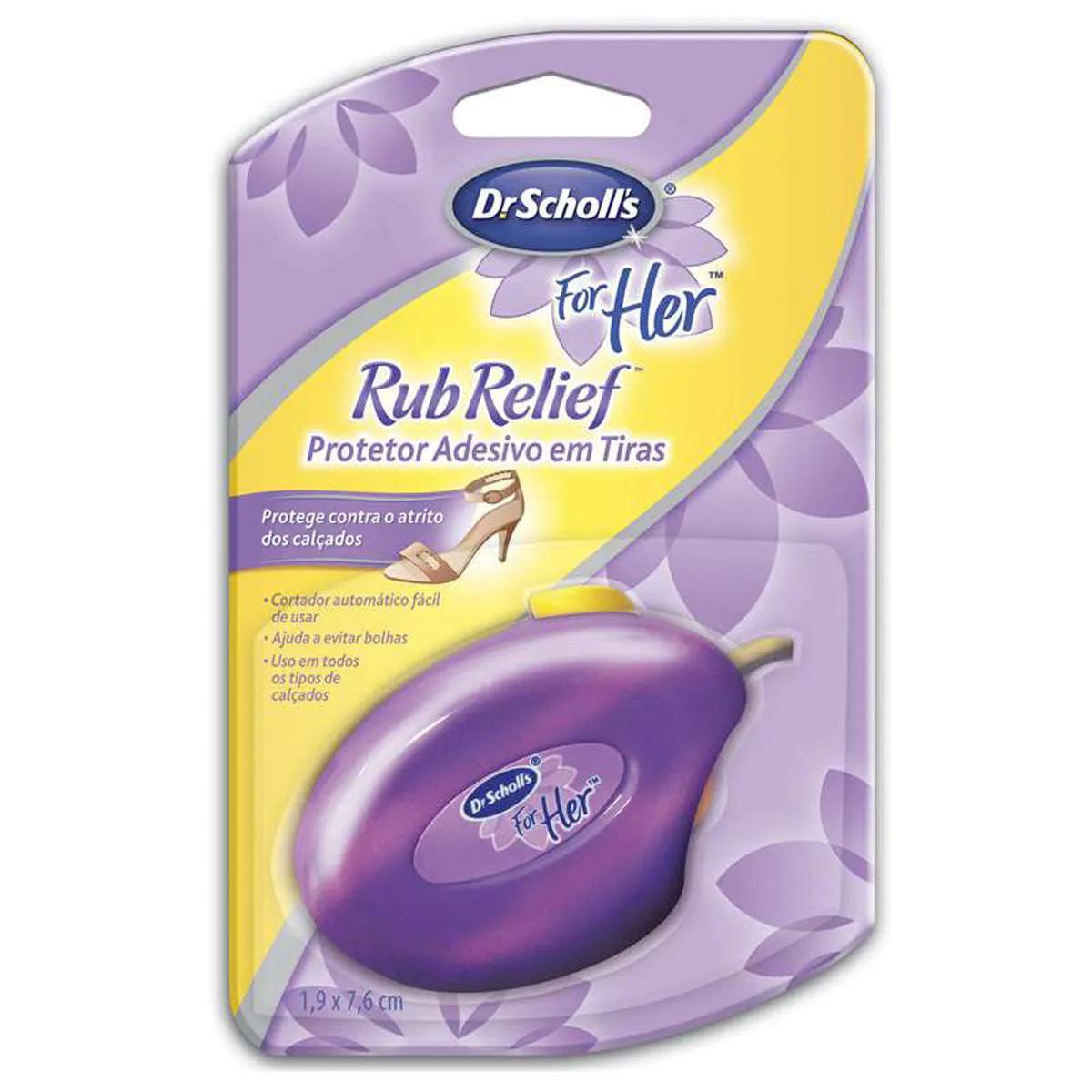Protetor Adesivo em Tiras Dr. Scholl's Rub Relief com 1 unidade