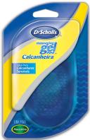 Calcanheira Dr. Scholl's Massaging Gel Masculino com 1 par