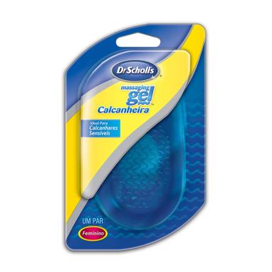 Calcanheira Dr. Scholl's Massaging Gel Feminino com 1 par