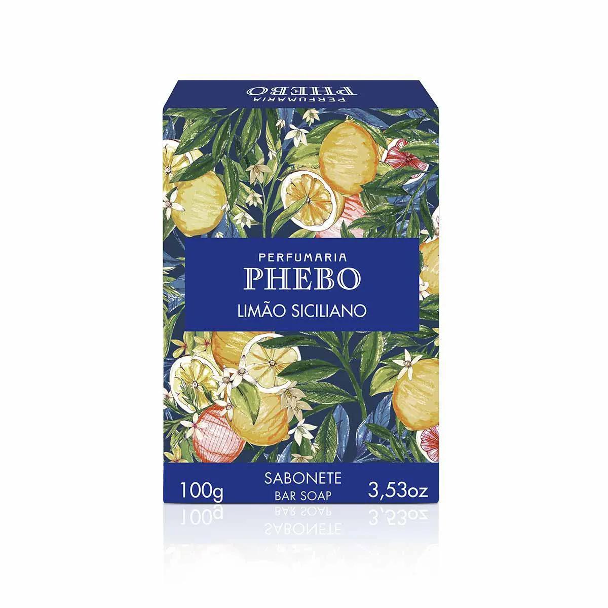 Sabonete em Barra Phebo Limão Siciliano com 100g