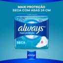 Absorvente Always Maxi Proteção Seca com Abas com 32 Unidades