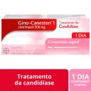 Gino Canesten Comprimido Vaginal 500mg - 1 Unidade + 1 Aplicador