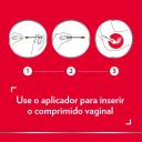 Gino Canesten Comprimido Vaginal 500mg - 1 Unidade + 1 Aplicador